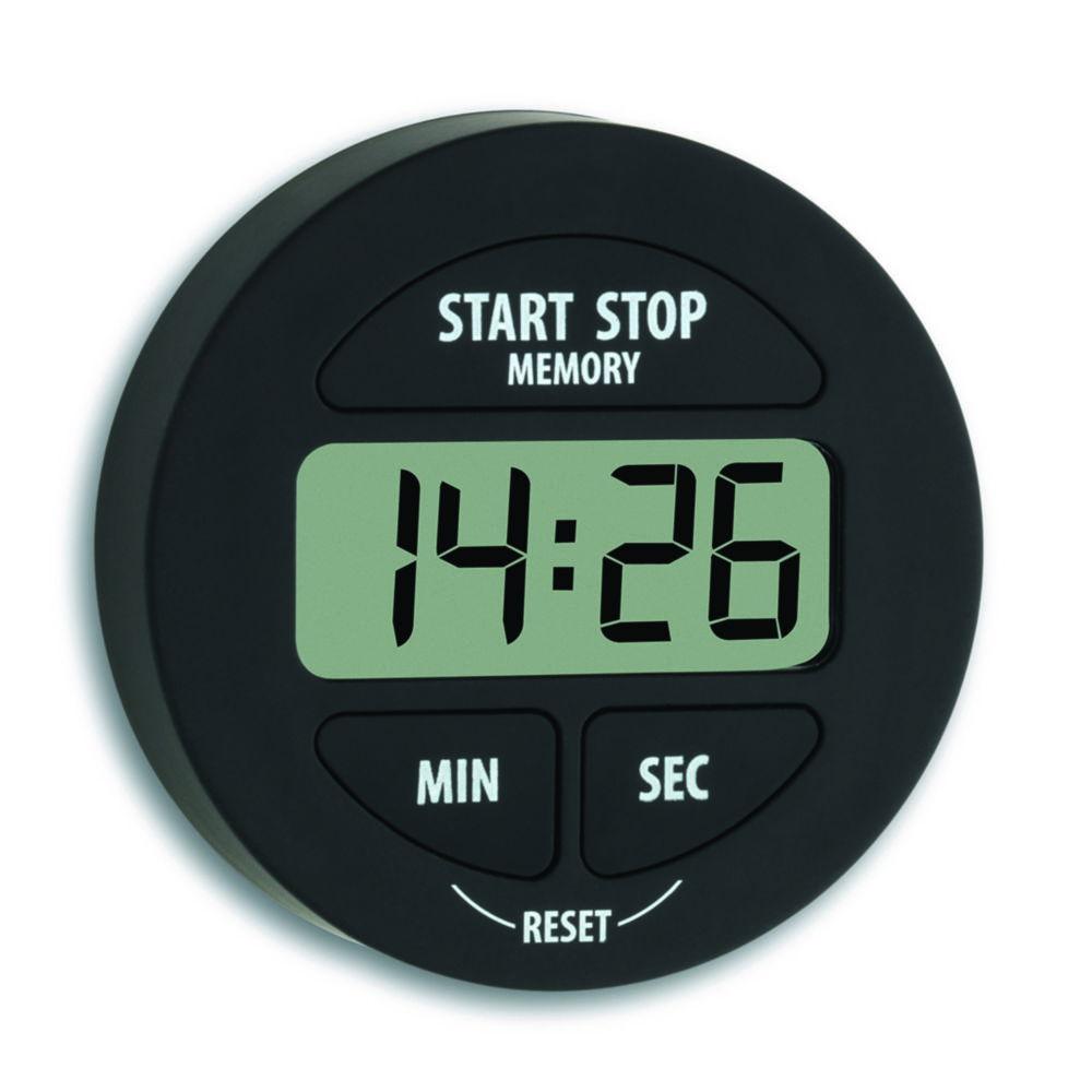 TFA Dostmann Electronic Timer and Stop Watch Black, Up to 99 Min and 59 Sec