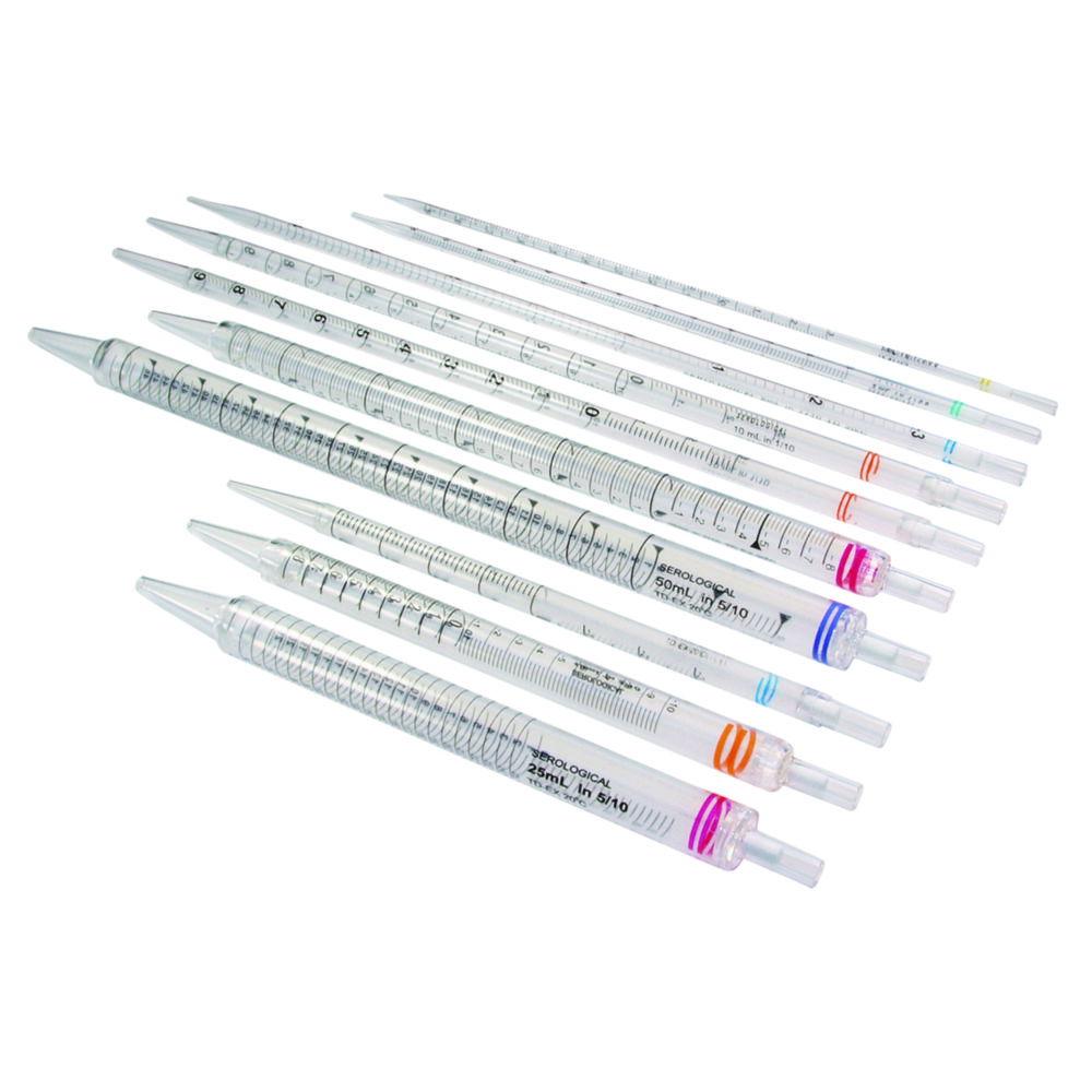LLG Serological Pipettes Type 1 5ml PS Paper/Plastic Peel Individually Packed Blue Code Sterile Pack of 200