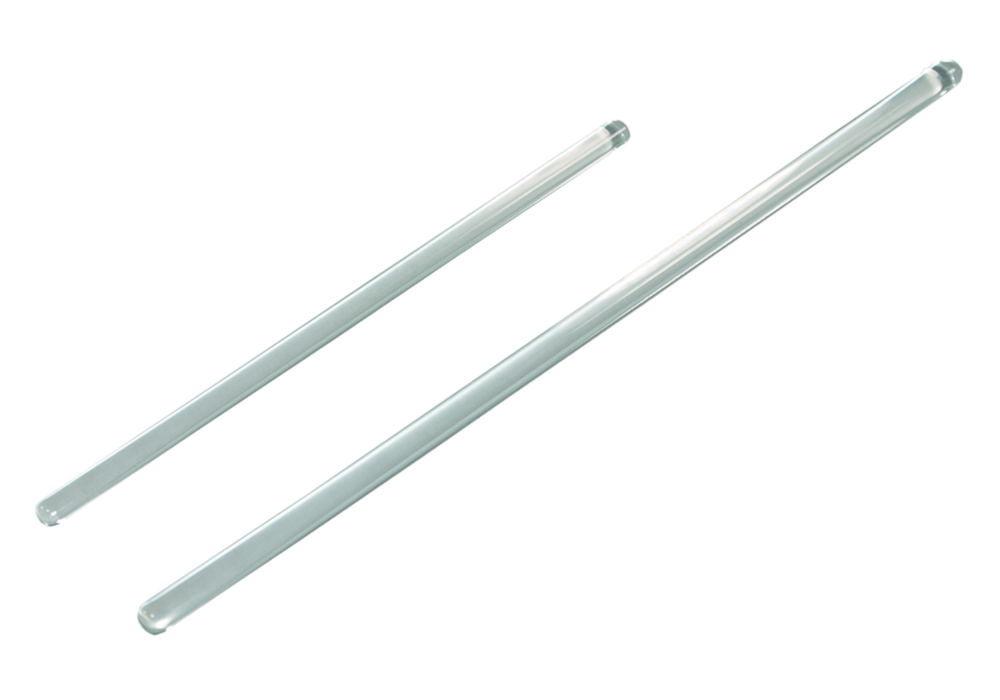 LLG Stirring Rods, Glass, Fused Ends, 200 x 3 mm, Pack of 10