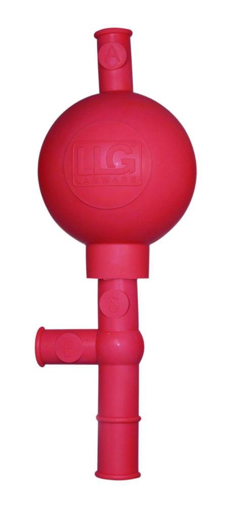 LLG Safety Pipetting Ball Universal Type, Red