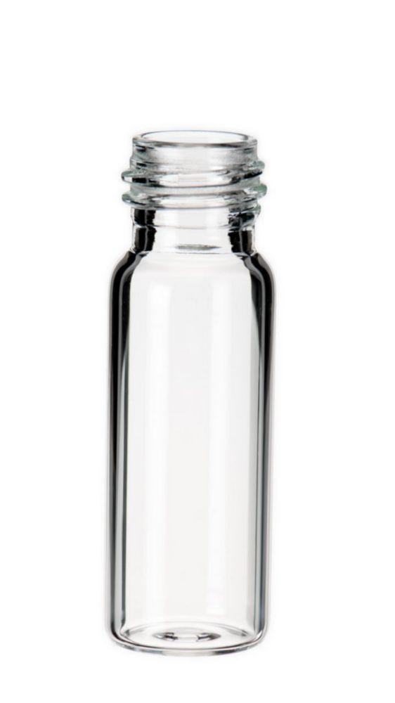 LLG Screw Neck Vial N 13, 4 ml, OD 14.75 mm, Outer Height 45 mm, Clear, Flat Bottom, Pack of 100