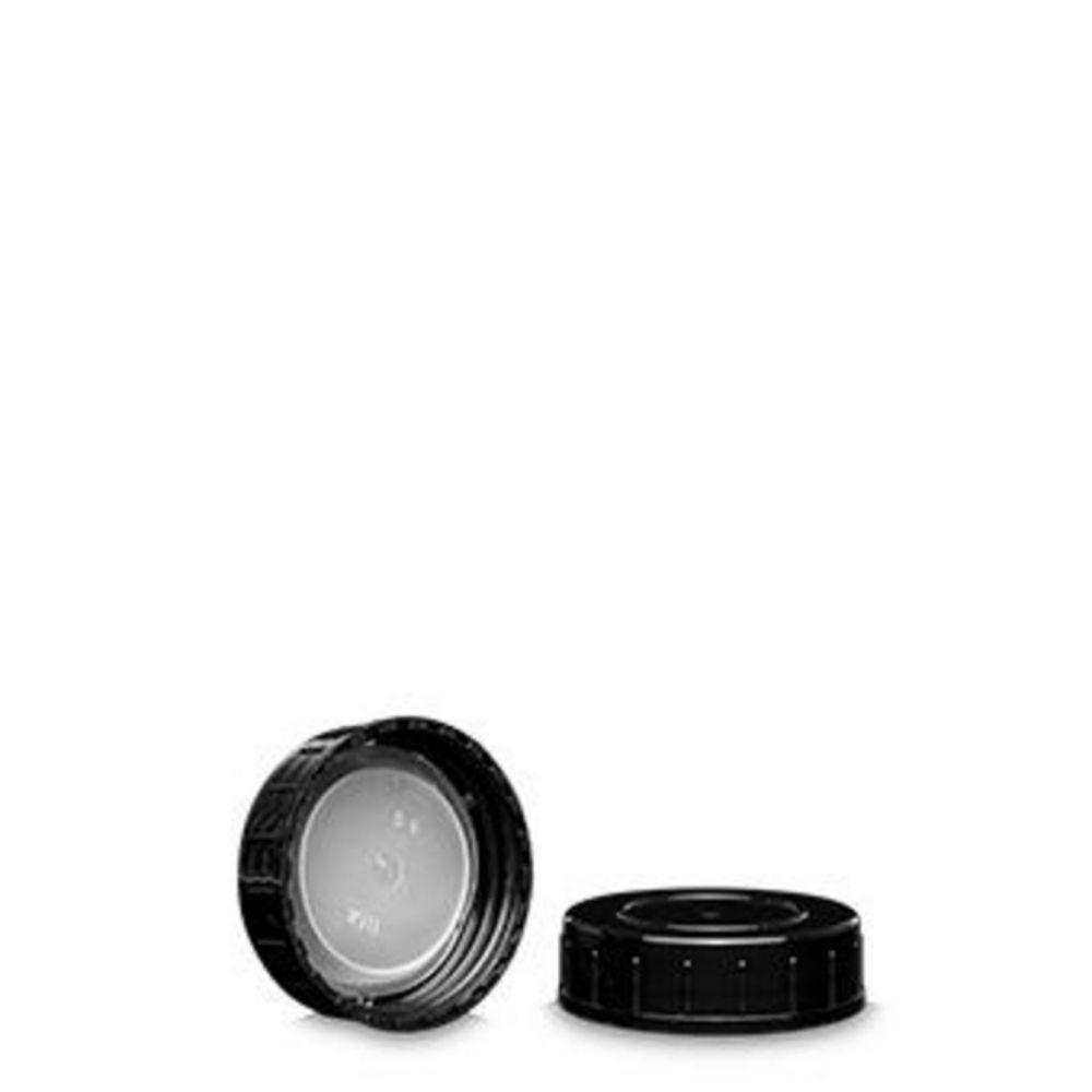 RIXIUS Screw Cap PP Black with LDPE Insert DIN 45

