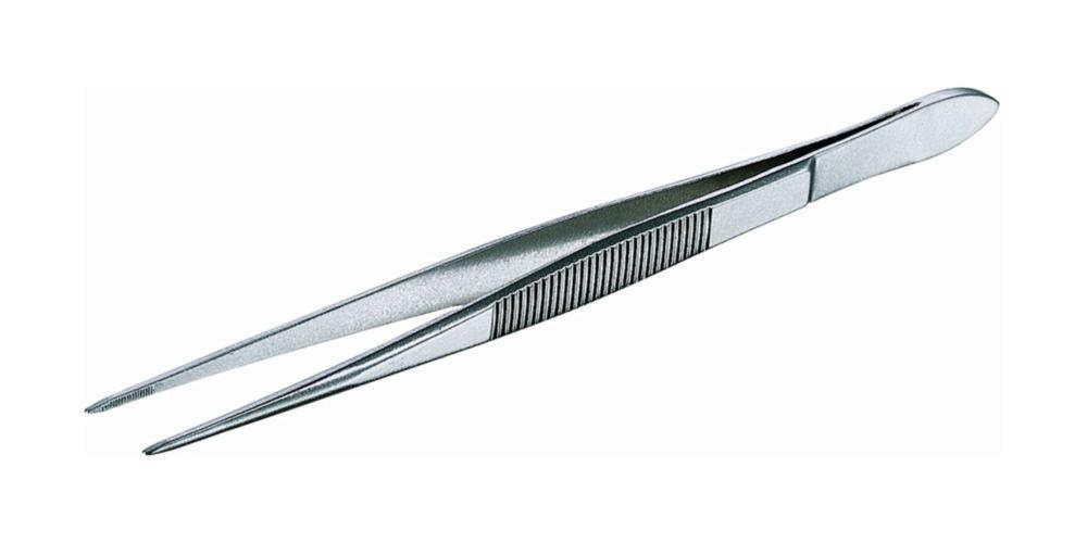 Usbeck Tweezers Nickel Plated Straight Pointed 105 mm

