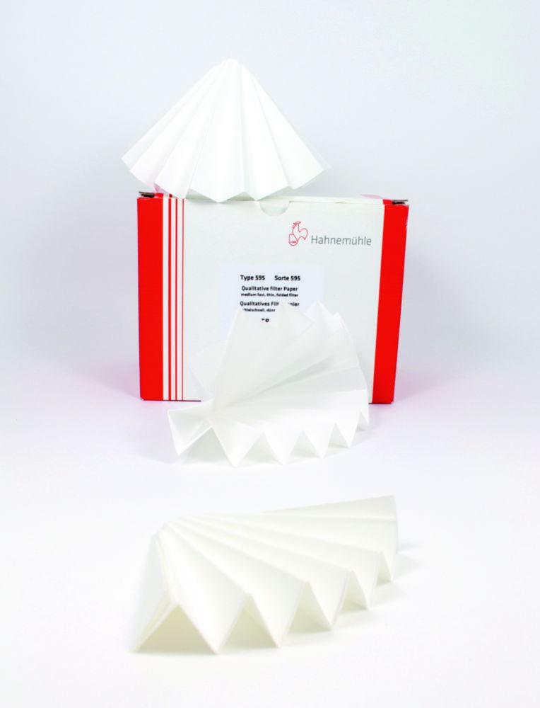 Hahnemühle Folded Filters 1573, 185 mm Qualitative Filter Paper, 88 g/sqm, Pack of 100