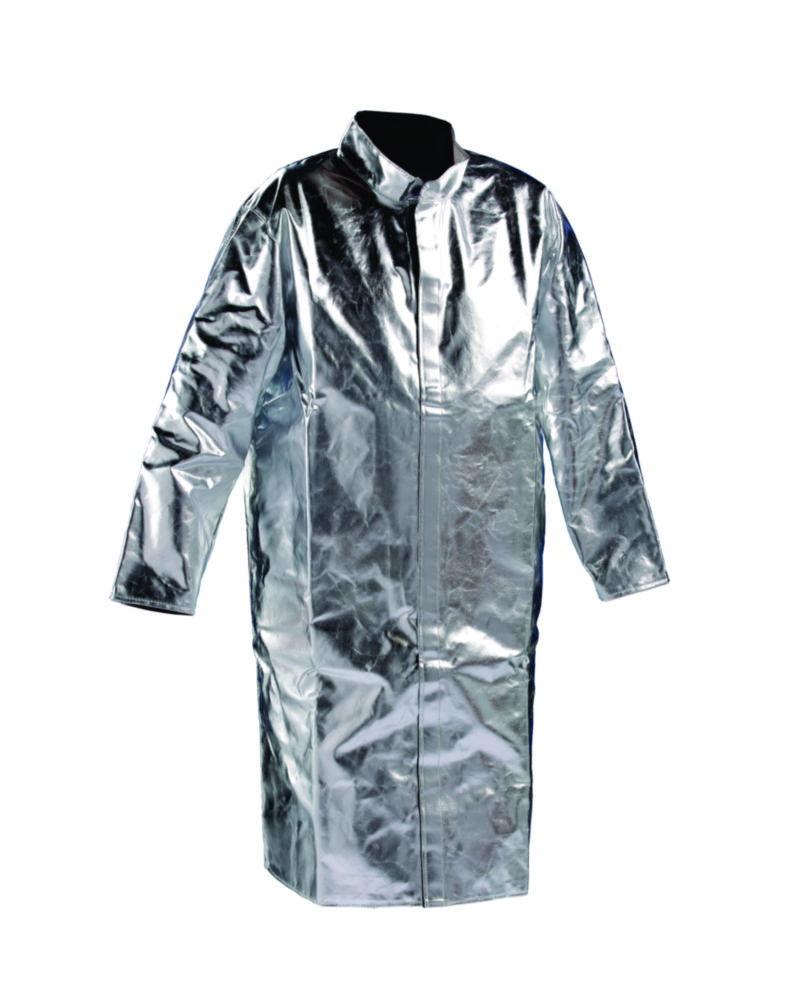 Jutec Heat Protection Jacket HSM120KA-1 50 Size 50 Up to 1000°C Radiation Heat Velcro and Stand-up Collar Length 120cm

