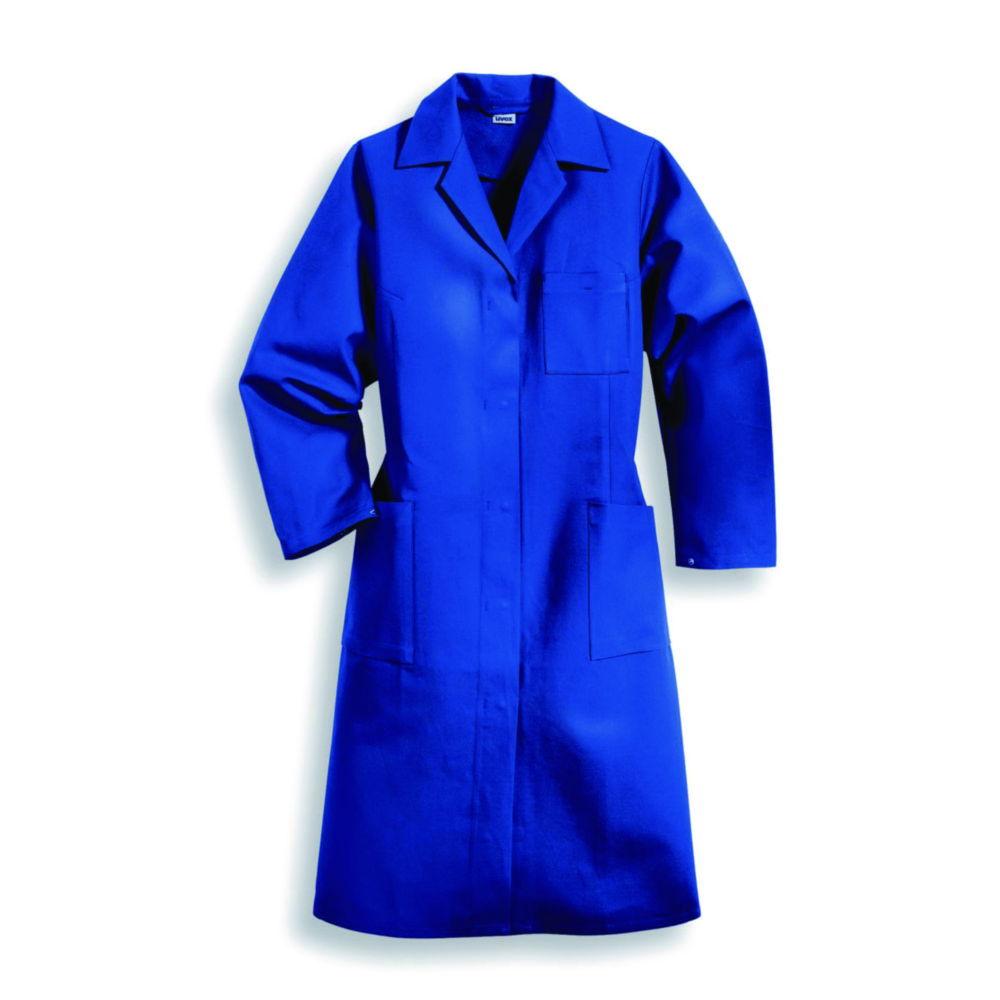 Uvex Ladies Laboratory Coat, Size 38, Corn Blue, 1/1 Arm, 100% Cotton, Type 81105

