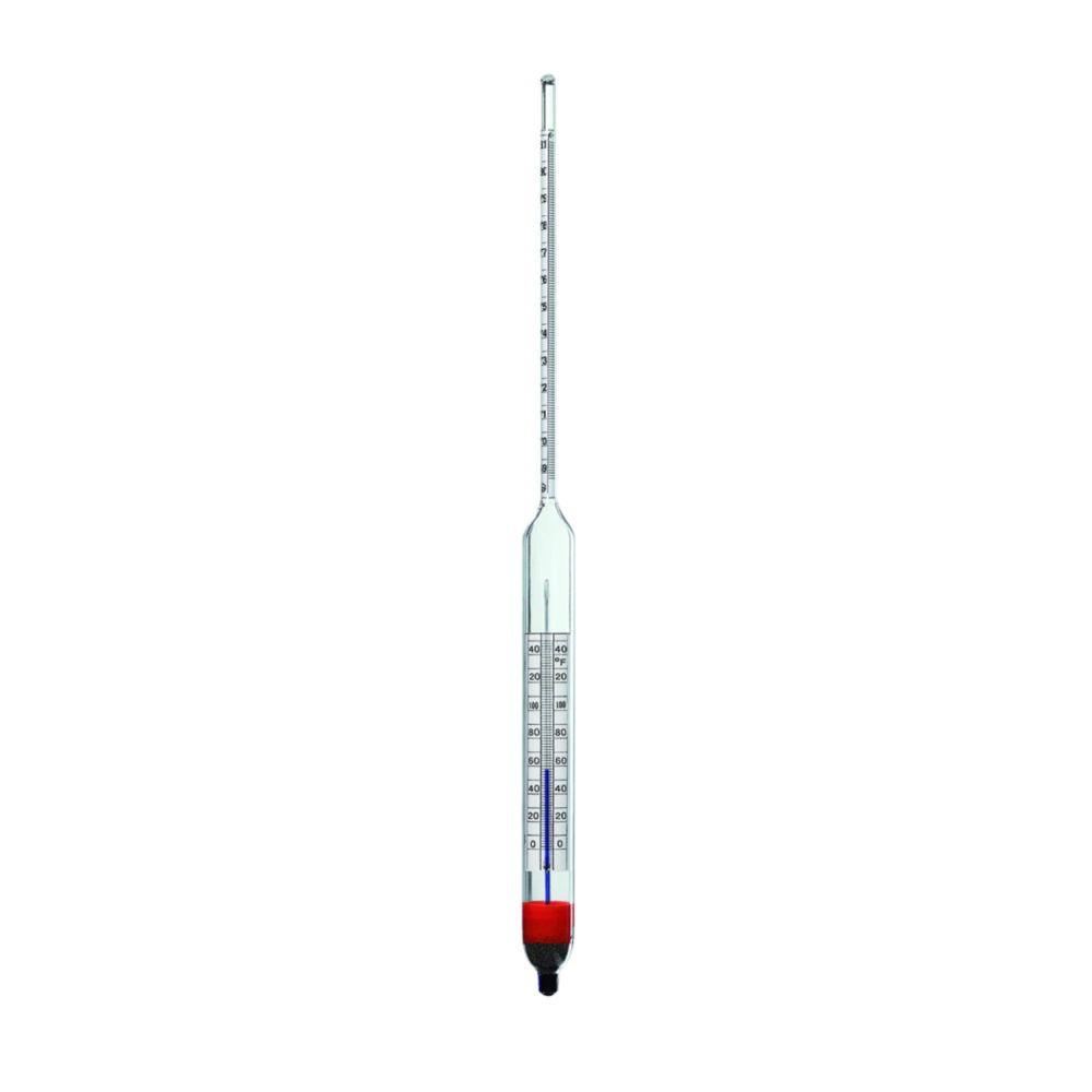 Ludwig Schneider Precision-ASTM Hydrometer S506HL-14 -20 to +65°C in 1°C, 900-950 in 0.5 kg/m³, 380 mm