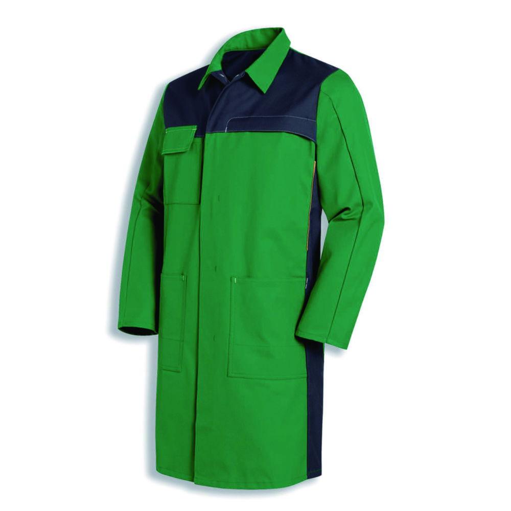 Uvex Men's Laboratory Coat – Size 98/102, Green, 65% Cotton / 35% Polyester, Type 16283


