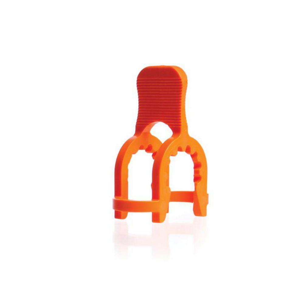 DWK Duran KECK Clips for Spherical Joints POM Orange S35 Pack of 10