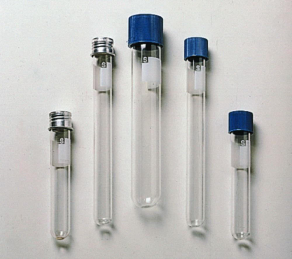 Schuett-Biotec Test Tubes with Aluminium Screw Cap, 20 mL

