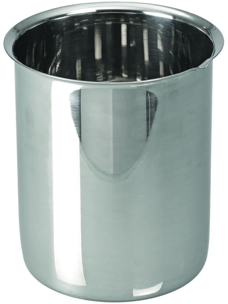 Laboratory beaker 1000ml stainless steel, AISI 304