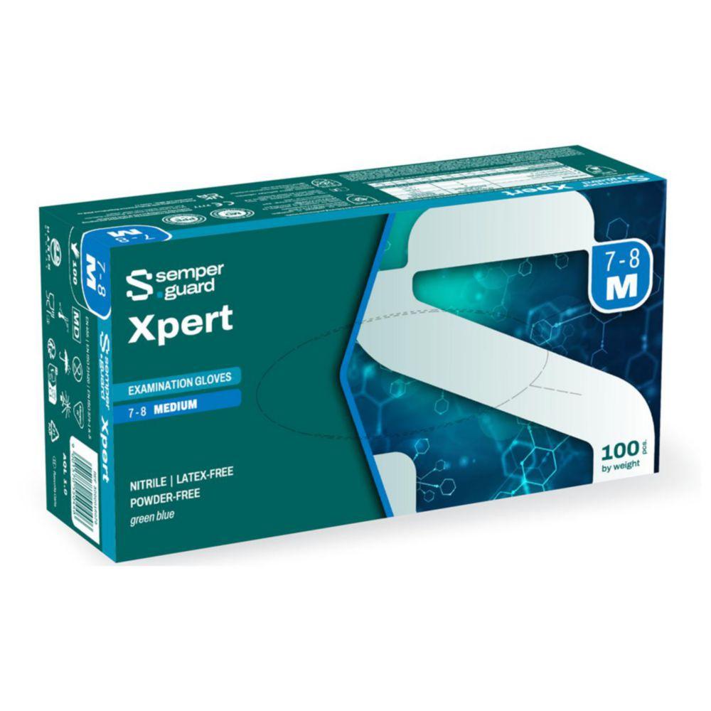 Disposable Gloves size M Semperguard® Xpert, nitrile, powder free, pack of 100