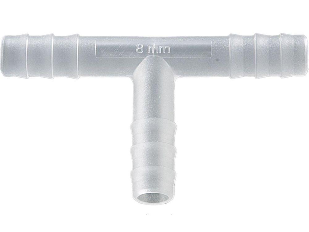 Bürkle T-Connector 7-9 mm, PVDF Cylindr. Beaks, Pack of 10