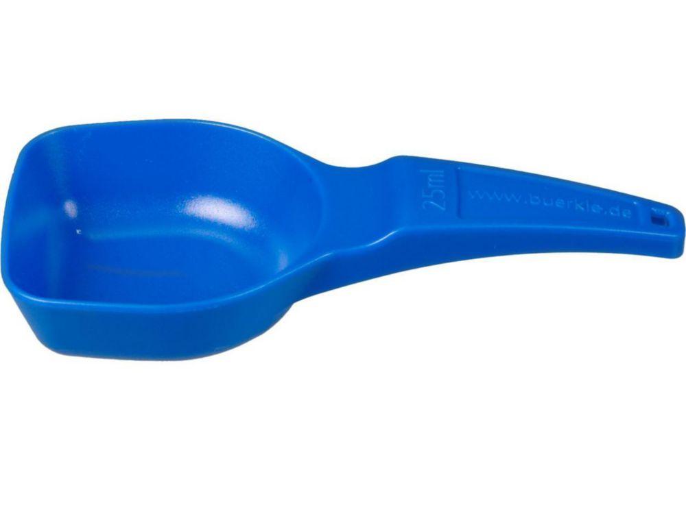 Bürkle Measuring Spoon 25 ml, PS, Blue, Pack of 100