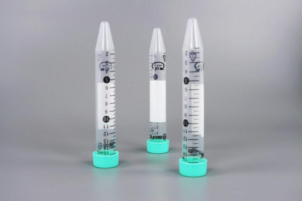 Jet Bio-Filtration Centrifuge Tubes, 15 mL, Conical, Sterile, in Rack of 25, Pack of 500