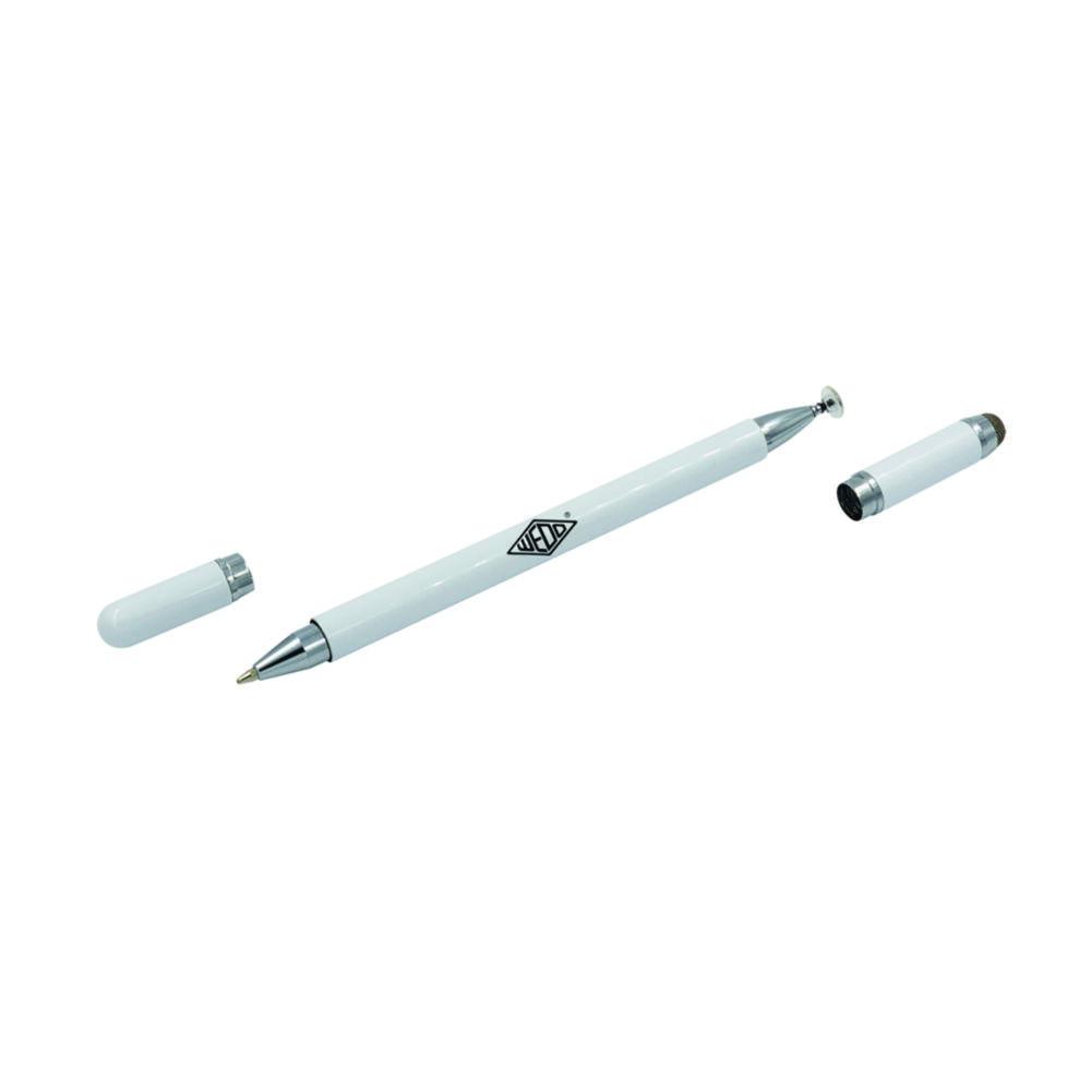 Werner Dorsch Touchpen Universal, White with Disc Tip

