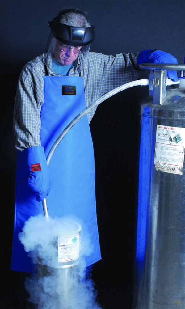 Cryo.Expert Cryo Protection Set – Gloves 400mm XL, Face Shield, Apron, and Two Safety Labels


