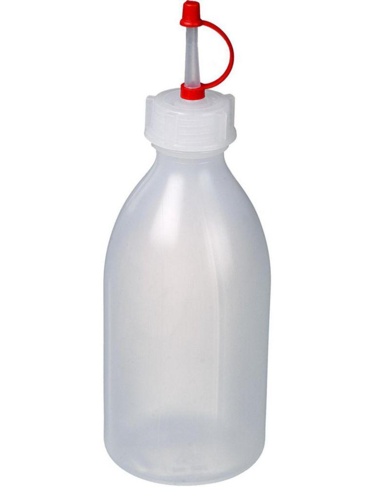 Bürkle Narrow Neck Bottle 250 ml, LDPE with Dropping Closure and Closing Cap