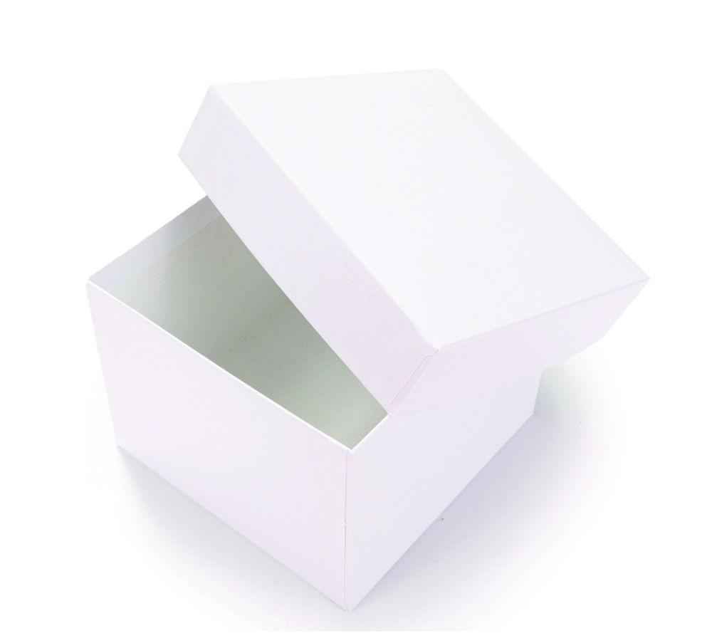 LLG-Cryobox 133x133x75mm white, special, w/o grid pack of 10