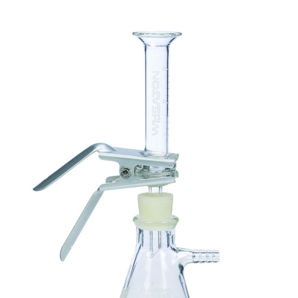 DWK Wheaton Vacuum Filtration Unit Borosilicate Glass Vacuum (419327) with Stainless Steel Filter Assembly

