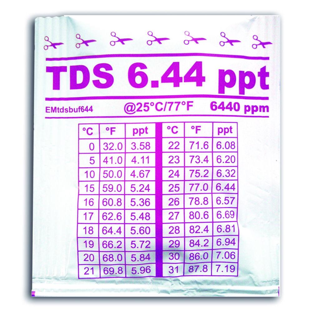 Water-i.d. TDS Calibration Solution 1382 ppm Pack of 25x20ml
