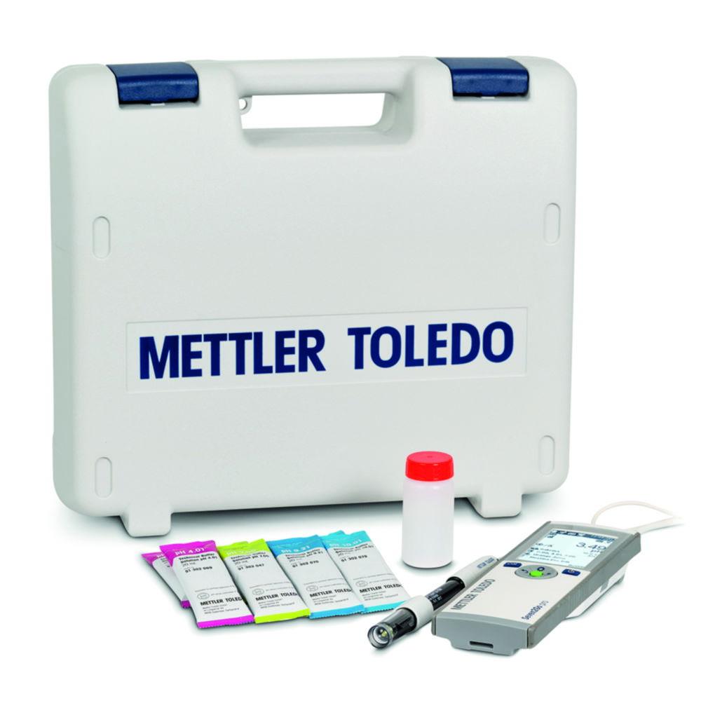 Mettler-Toledo Seven2Go PH/ION S8 Field Kit Base Unit with InLab Expert Pro-ISM, IP67 Calibration Bottles & Buffer Solutions