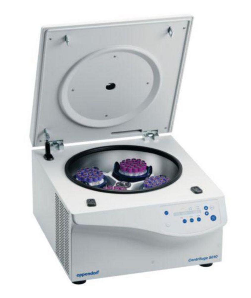 Eppendorf Centrifuge 5810 including Rotor S-4-104 and Adapter for Round Bottom Vessels 13/16 mm, 230 V / 50-60 Hz