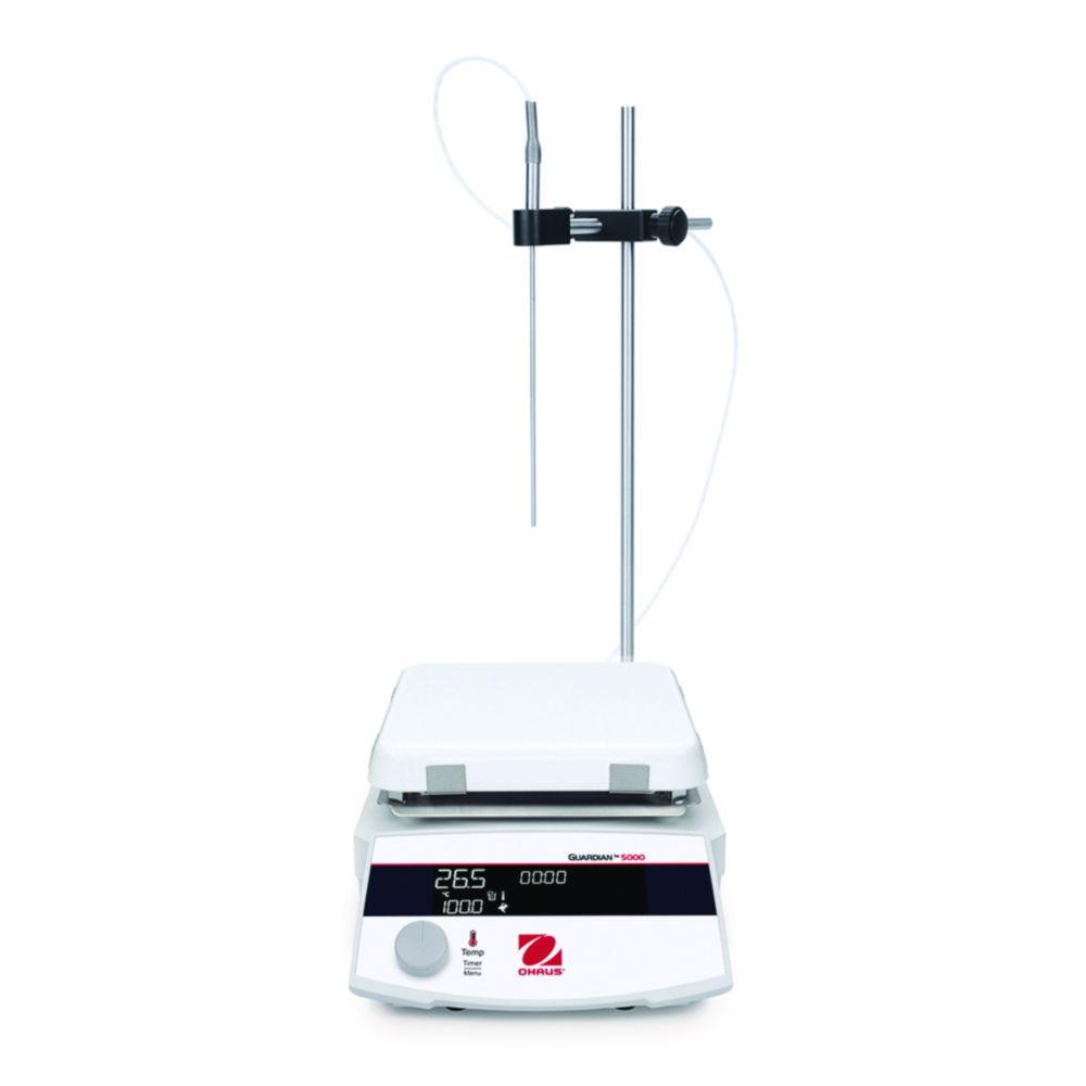 Ohaus Guardian 5000 Hotplate e-G52HP07C with Probe Holder Kit-1 and PT1000 Probe (230V EU)
