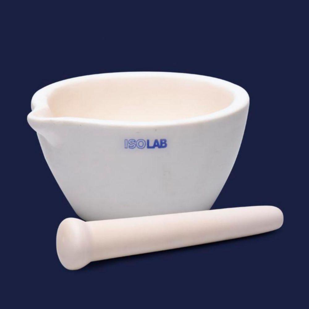 ISOLAB Mortar with Pestle, Alsint, 100 mm External Diameter