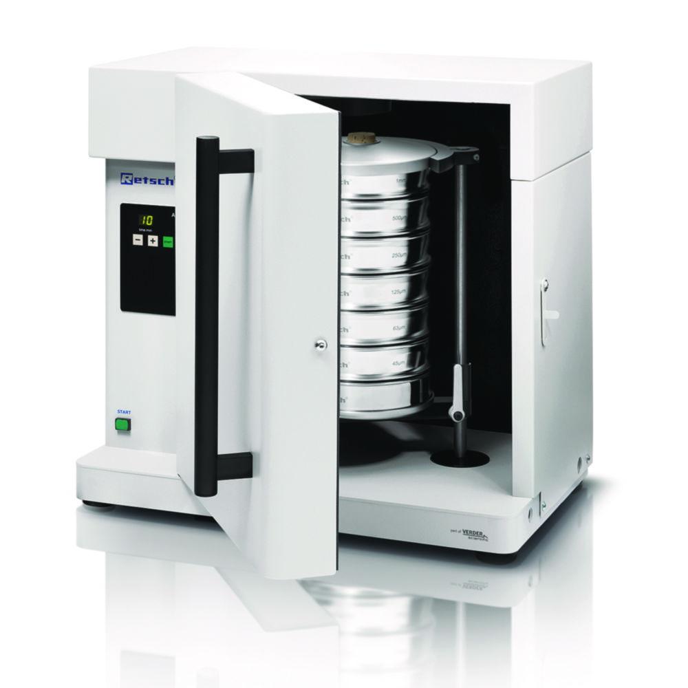 Analysing sieve machine AS 200 tap, 230 V / 50 Hz, incl.noise control cabinet CE conform with EasySieve comfort