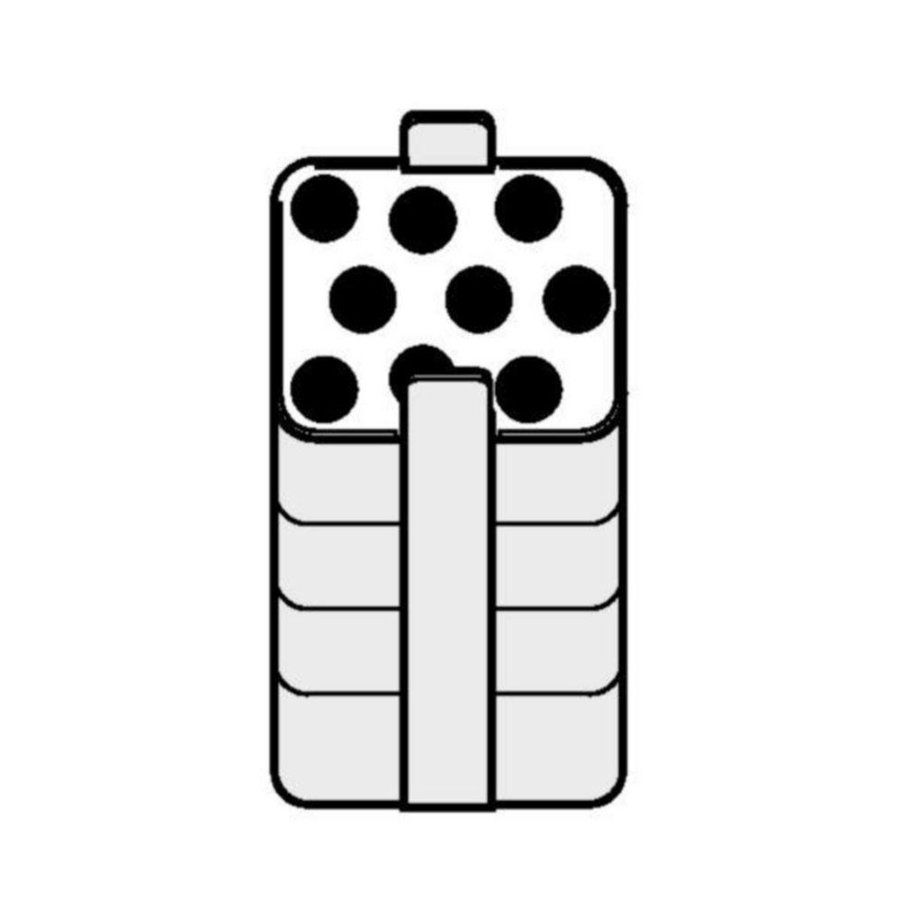 Eppendorf Adapter for Rectangular Beaker 15, Falcon