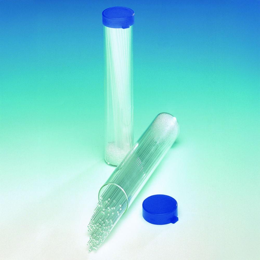 Hirschmann Laborgeräte Melting Point Capillaries – Both Ends Open, 80 mm x 0.8 mm (Pack of 100)