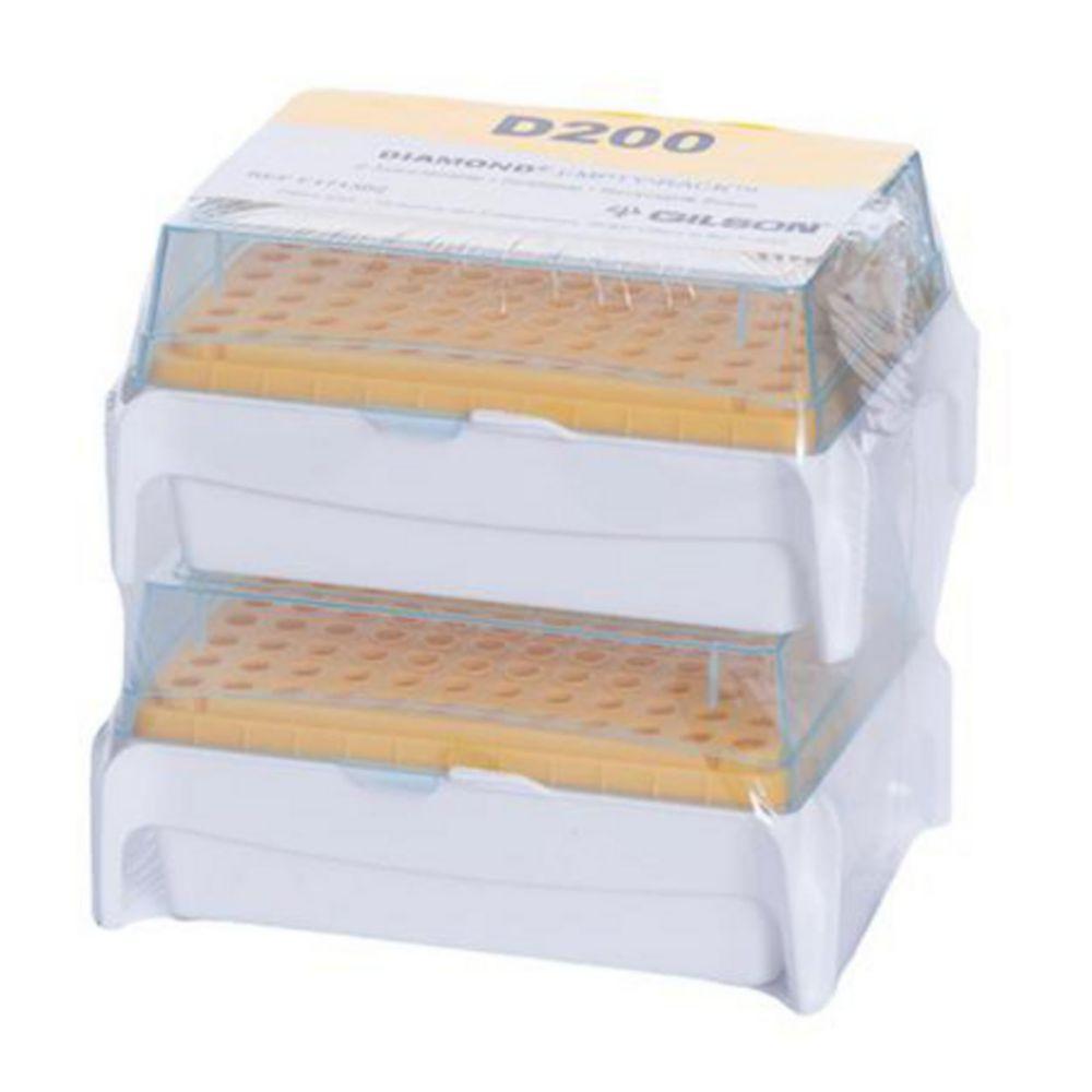 GILSON Rack, Empty for Tips D200 Pack of 2