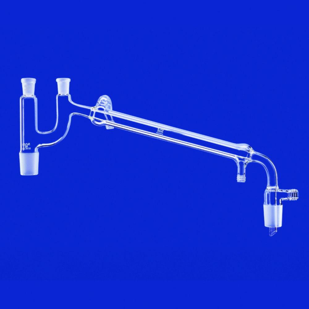 Lenz-Laborglas Distilling Links Claisen Cone NS 14/23 Jacket L 250 mm Water Connection GL 14 Vacuum Connection GL 18

