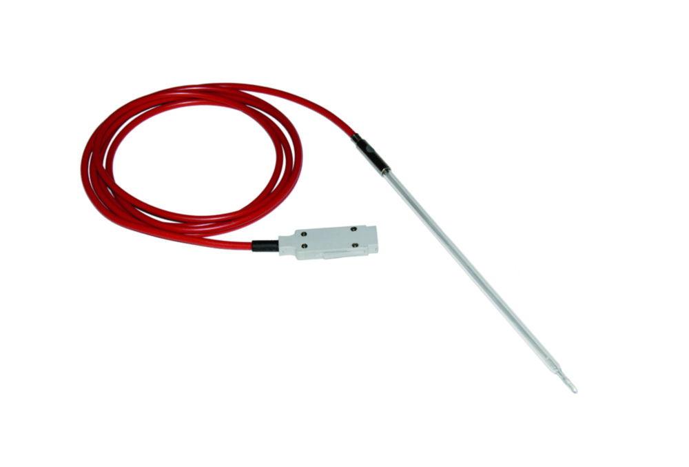 Ludwig Schneider Pt100 Glass Sensor N16B with Transition Sleeve Class A, Application Range -50 to +250 °C, Nominal Length 350 mm