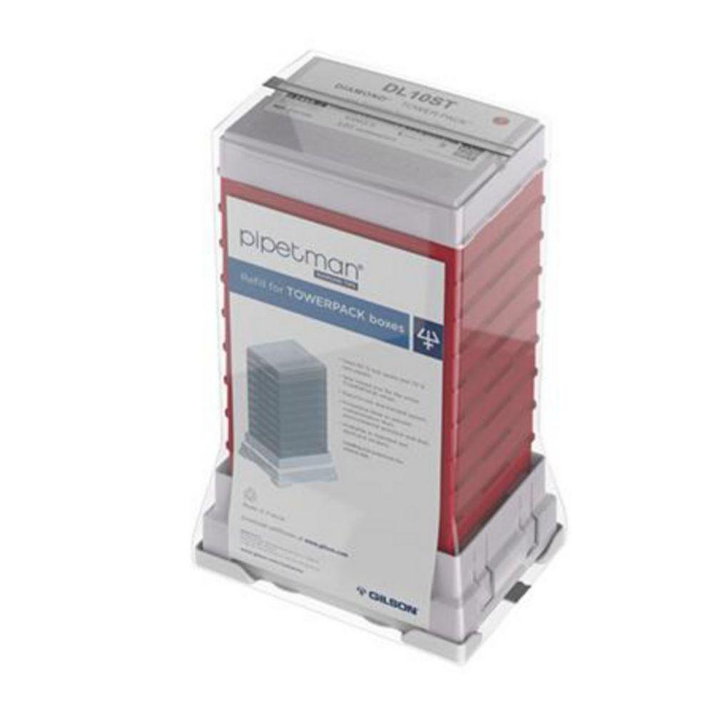 GILSON Pipet Tips DL 10 Sterile, Refill Pack, Pack of 960