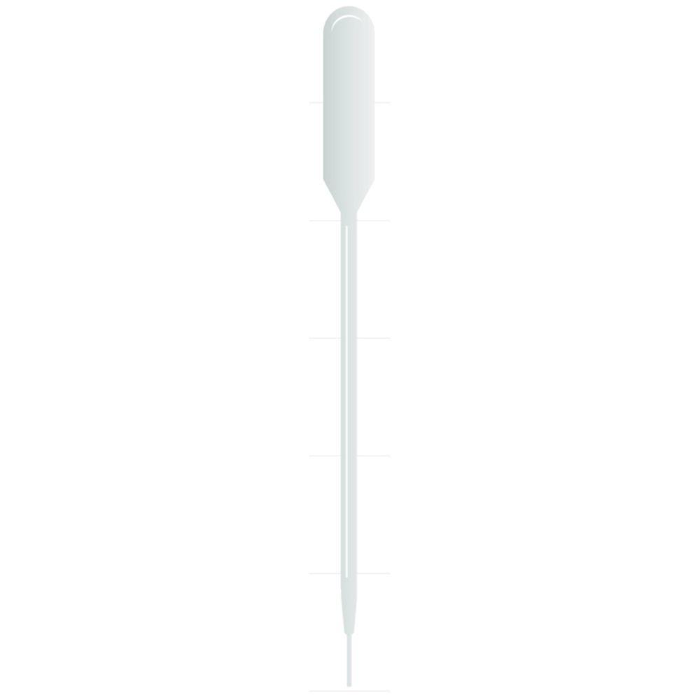 Thermo Samco Transfer Pipets 5.8 mL Sterile Fine Tip No Label, Individually Wrapped, Pack of 400