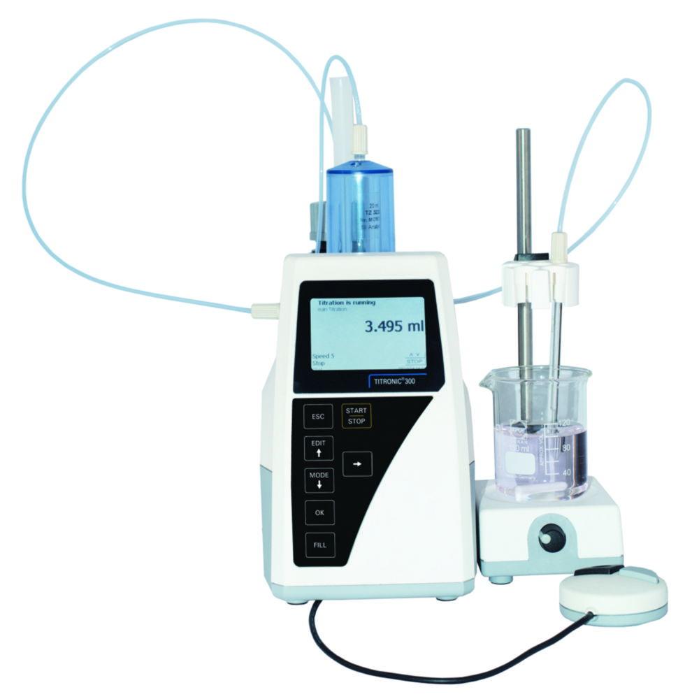 Xylem SI Flask Burette Titronic T 300/50 M2 Base Unit with Dosing Unit 50ml TZ 3160, Hand Controller TZ 3880, Titration Clamp Z 305

