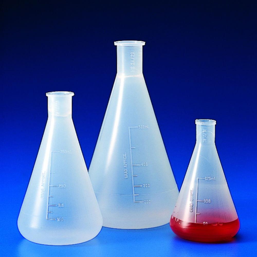 Kartell Erlenmeyer Flask 500 mL Graduated PP NS 24/29 Narrow Neck Autoclavable