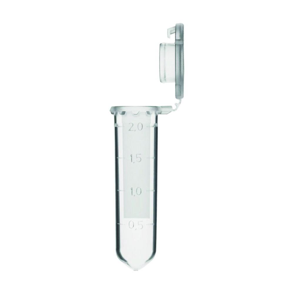 Nolato Treff Caplock Lotrace DNA Microtubes 2.0ml PP Clear Round Bottom