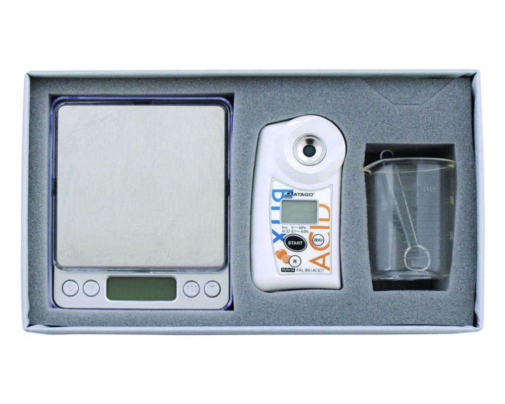 ATAGO Digital Brix Acidity Refractometer (Pineapple) Master Kit PAL-BX/ACID9, 0.0-60.0% Brix, 0.10-4.00%