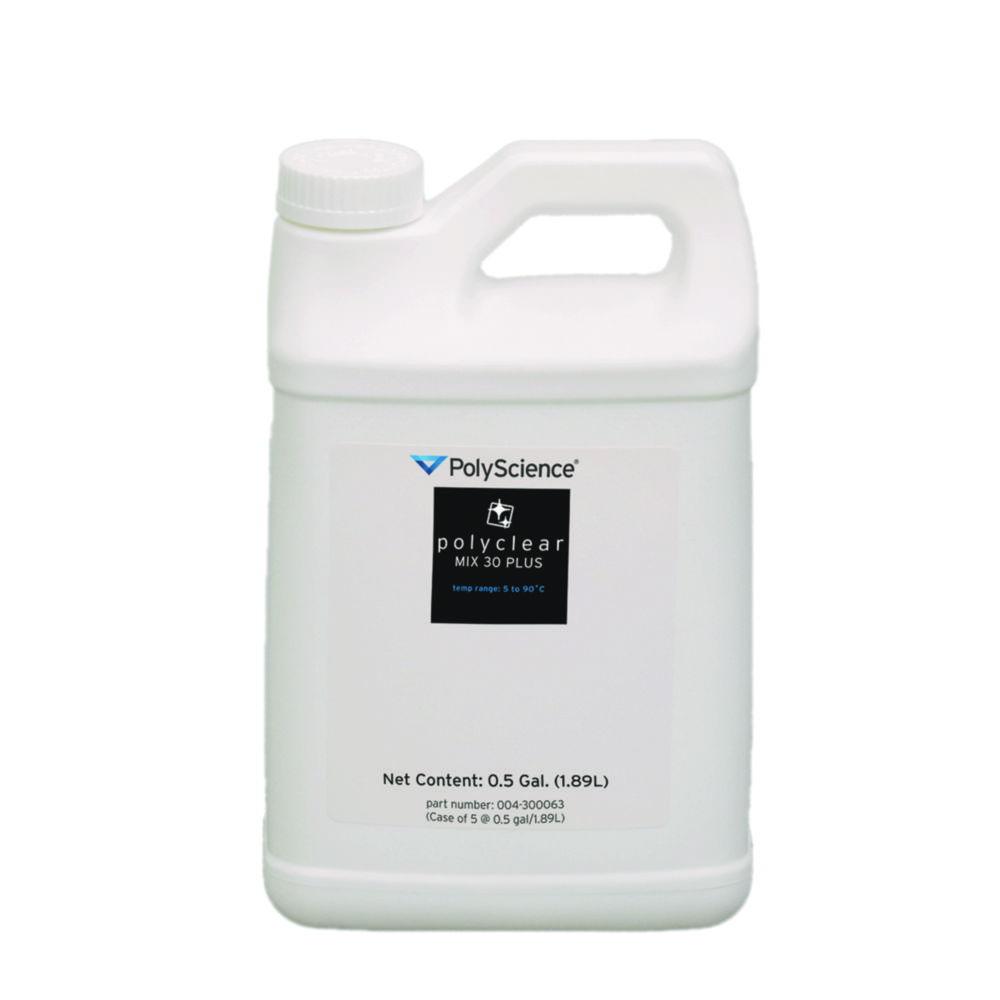 PolyScience polyclear MIX 30, plus Bath fluid (temp.range +15...+90°C), pack of 5x1.9Ltr. (no dan. goods)