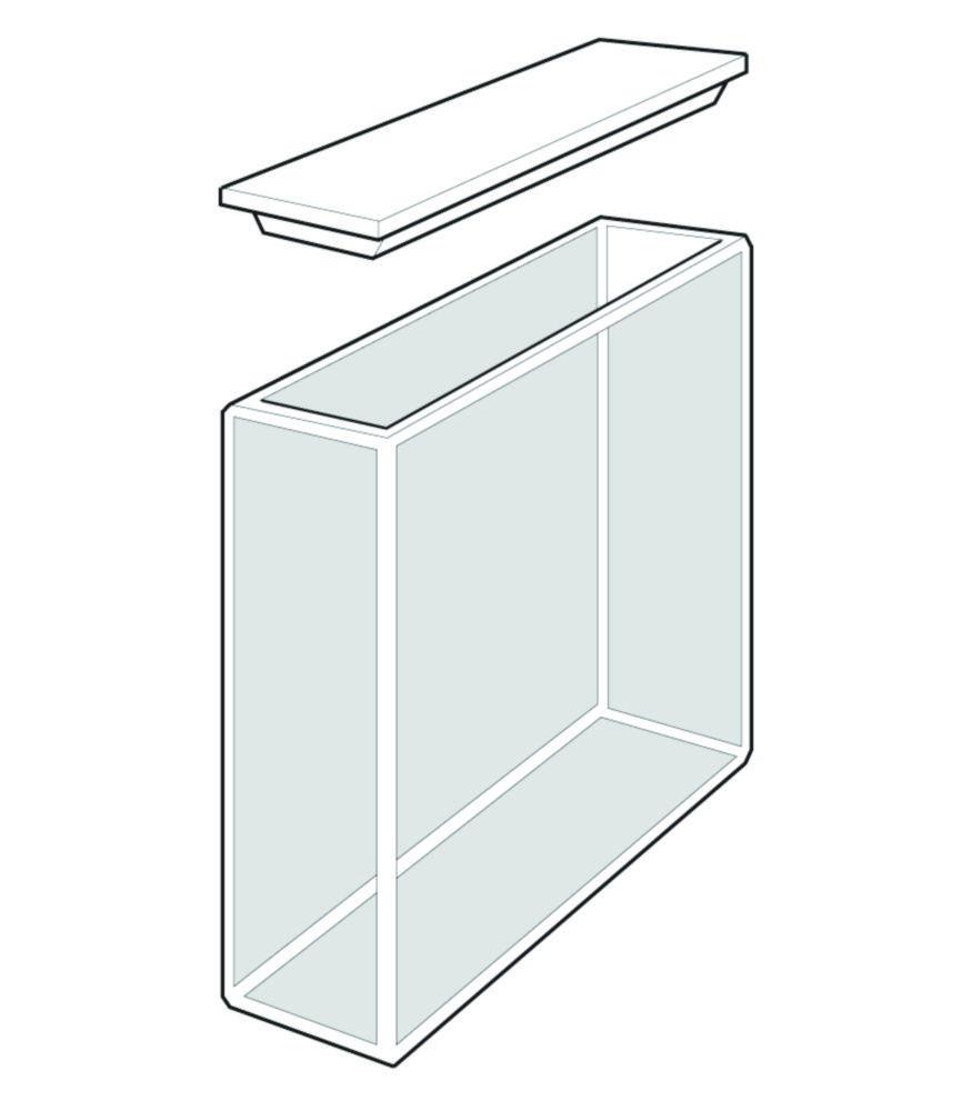Starna Macro Cell Type 1.50mm Optical Path Length 17.5 ml Optical Glass, Non Sealing PTFE-Cover