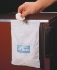 Trash sacks,PE-HD,with adhesive strip,305x406 mm pack of 50